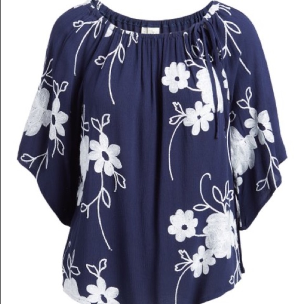 Forgotten Grace Floral Embroidered Off-Shoulder